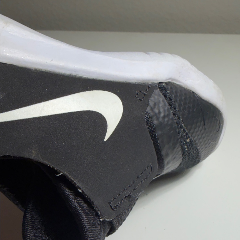 Nike Kids Black and White Slip-On Sneakers - Picture 9 of 11